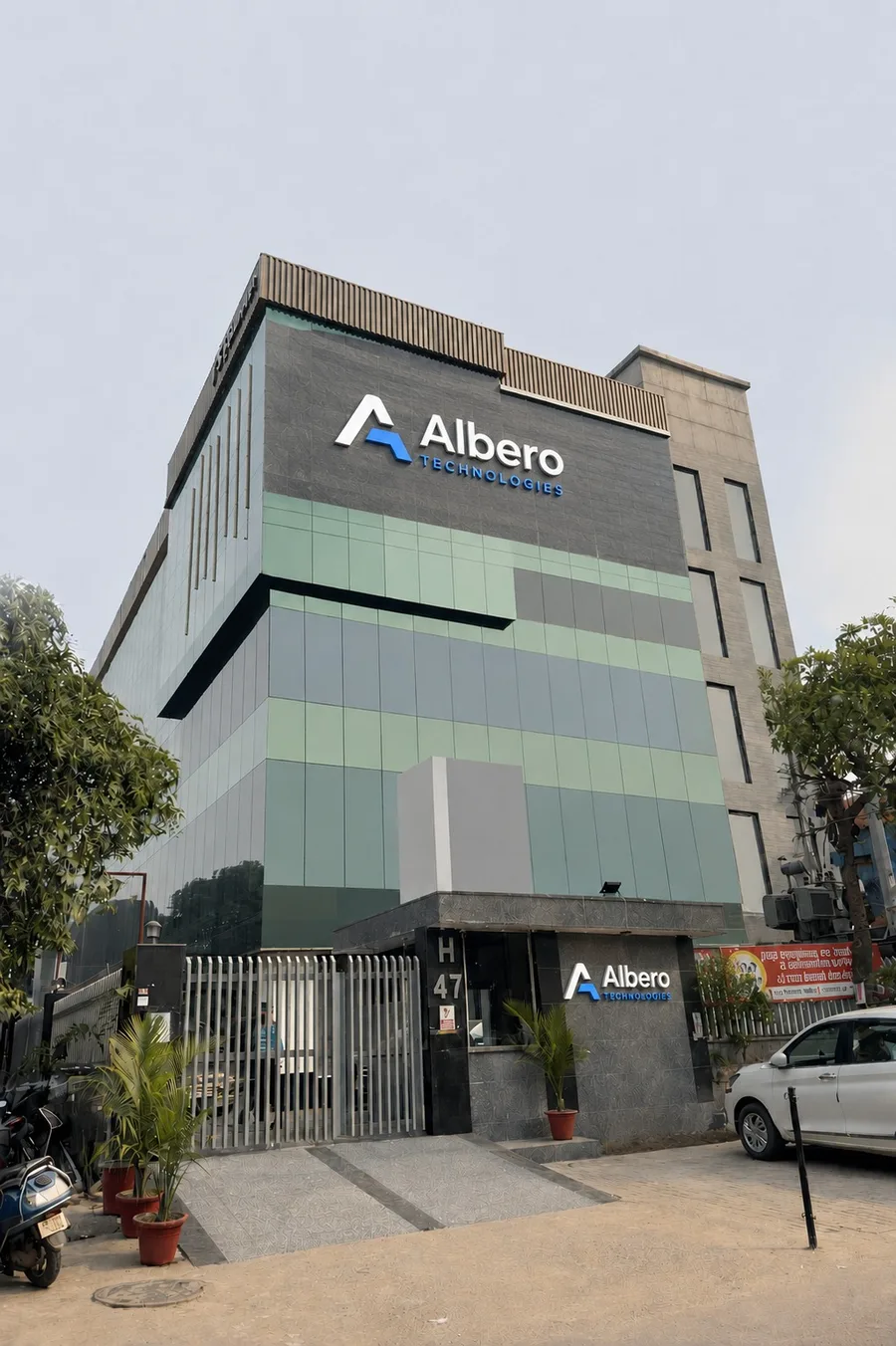 Albero Technologies headquarters building in Sector 62, Noida